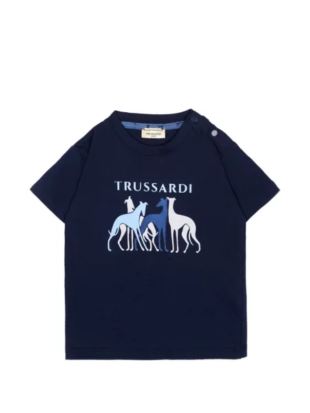 Koszulka dziecięca Trussardi niebieska