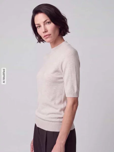 Sweter z golfem typu mock neck S.oliver Black Label