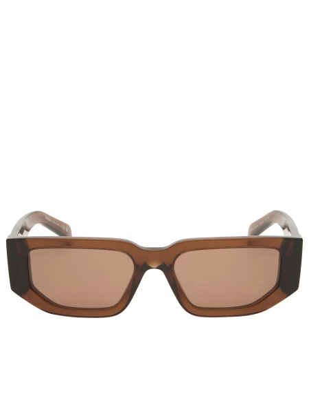 Okulary przeciwsłoneczne Prada Eyewear brązowe