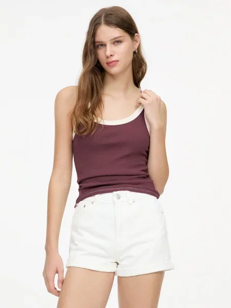 Pull&Bear Džínsy denim biely