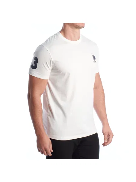 Tricou polo U.s. Polo Assn. alb