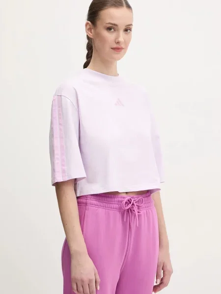 Тениска adidas Essentials лилаво виолетово
