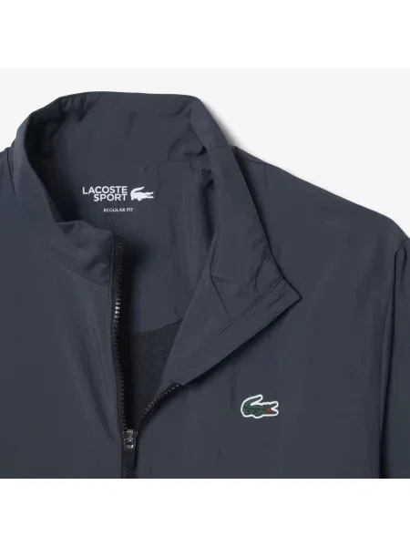 Lacoste Wodoodporny Komplet Dresowy Ciemnoszary Szary czarny