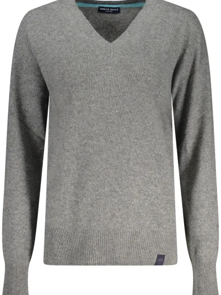Pulover North Sails cu decolteu în V gri