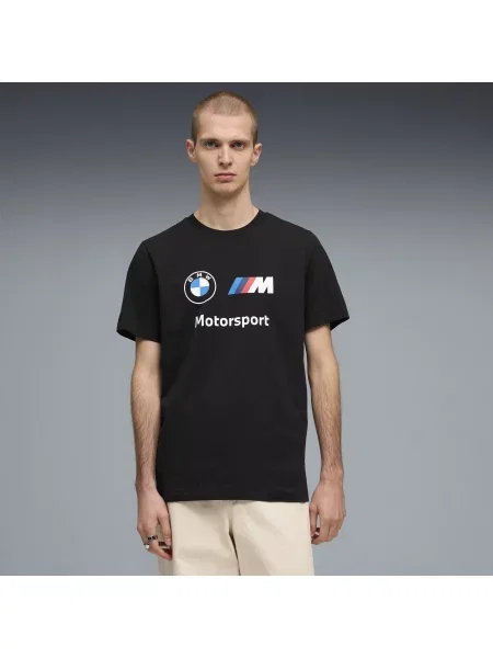 PUMA koszulka BMW M MOTORSPORT Essentials Akcesoria S czarny