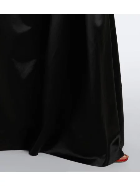 Rochie Dries Van Noten din satin cu imagine drapată