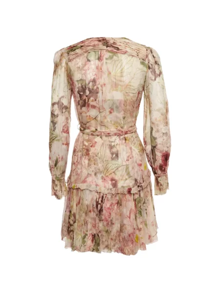 Rochie mini Zimmermann cu model floral cu imagine