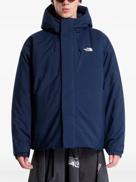 Geacă cu puf The North Face albastru