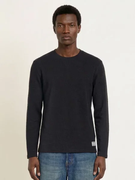 Tommy Jeans Tričko S Dlouhým Rukávem černá
