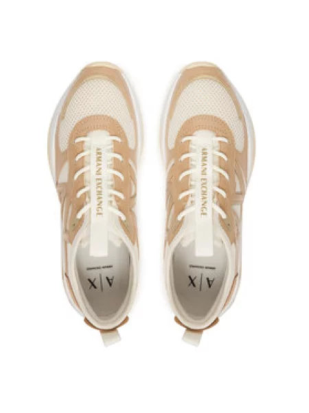 Sneakersy Armani Exchange béžové