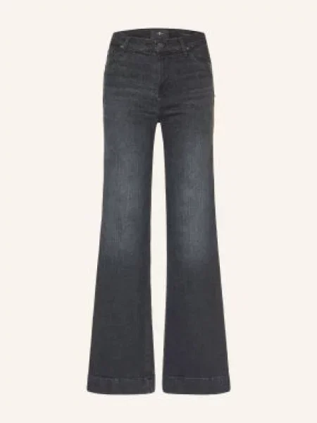 7 For All Mankind Bootcut Džíny Modern Dojo blackout