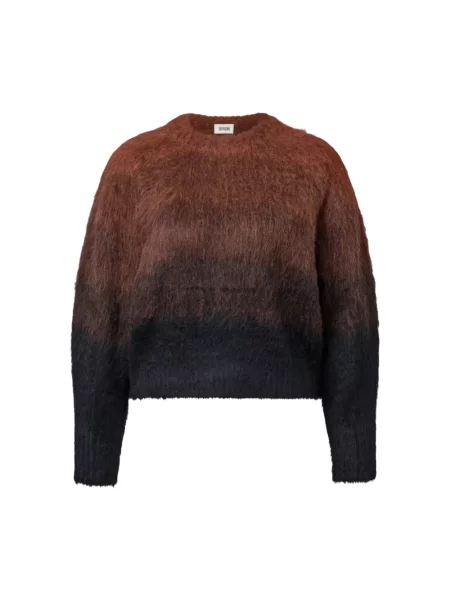 Sweter Drykorn wełniany brązowy