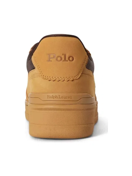 Sneakersy Polo Ralph Lauren zamszowe pomarańczowe