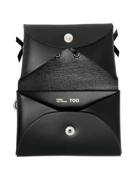 Кожаный пръстен Toga черно