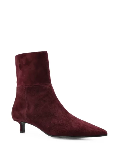 Szarvasbőr bakancs Jimmy Choo piros