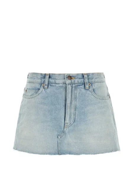 Fustă din denim Balenciaga albastru