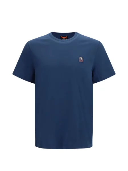 Tricou Parajumpers cu autograf albastru