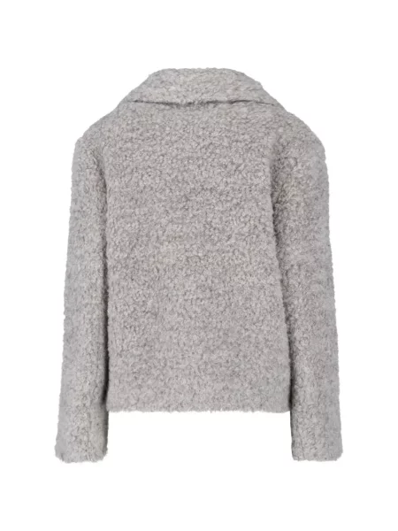 Двуредно букле яке Lardini сиво