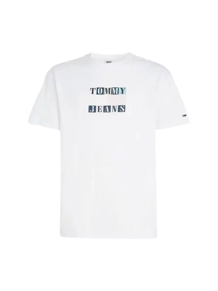 Koszulka Tommy Jeans klasyczna biała