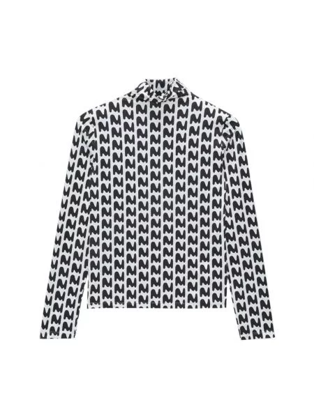 Top Msgm z nadrukiem biały