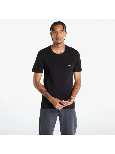 Тениска Hugo Boss T-Shirt Classic Beige/ Black/ White L бяло