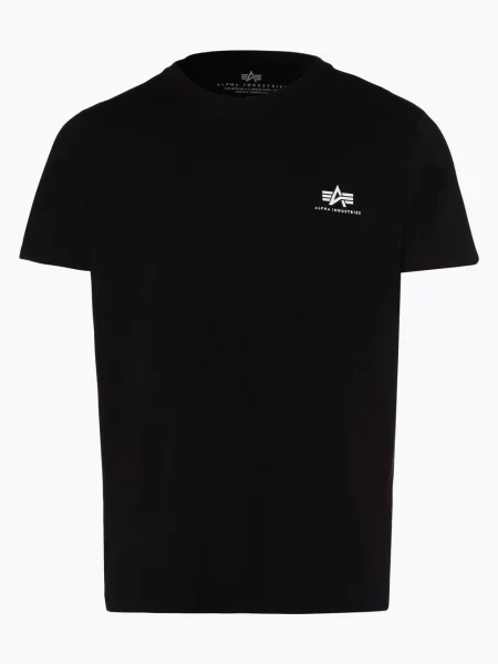 Alpha Industries T-shirt Mężczyźni jednolity L czarny