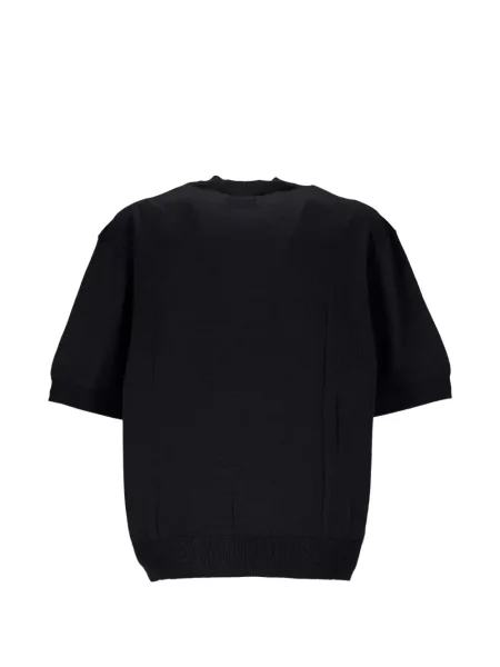 Scurt tricou Hosio cu decolteu rotund albastru