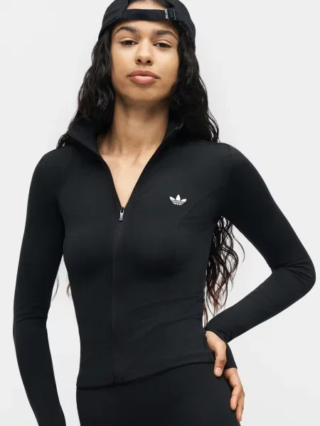 ADIDAS ORIGINALS Pletena jopa ESS' črna