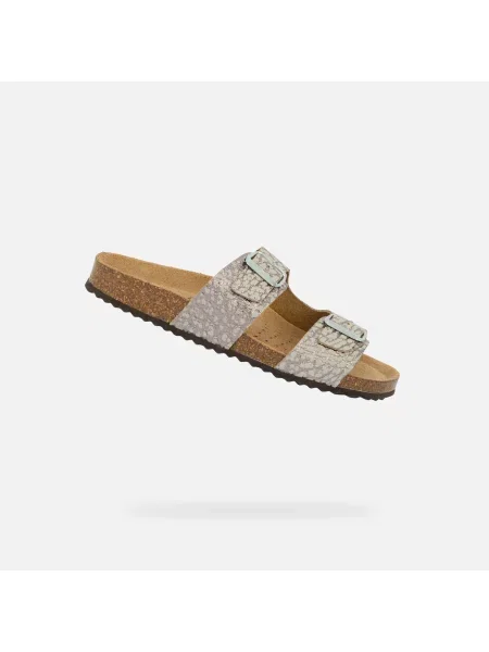 Papuci de casă Geox gri