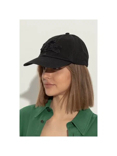 Czapka z daszkiem Lacoste czarna