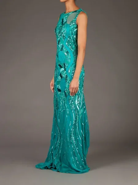 Rochie Georges Mak de costum albastru