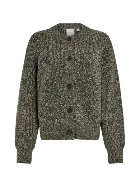 Cardigan Varley tricotate chunky verde