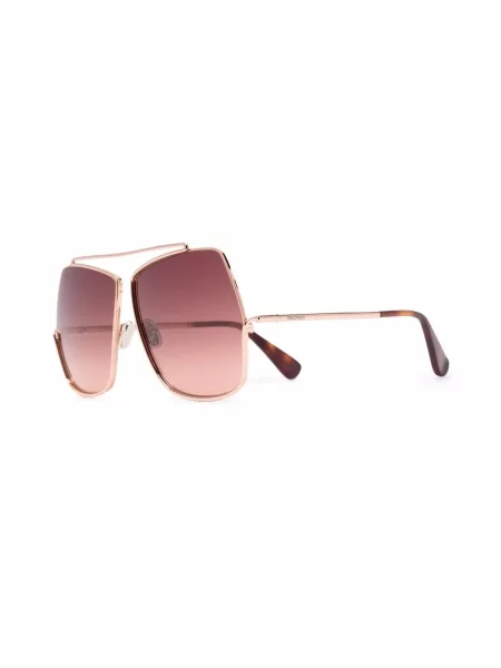 Ochelari de soare aviator Max Mara Eyewear cu imprimeu geometric