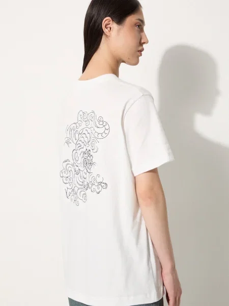 Футболка Kenzo Gots Star Tiger Emb Loose білий