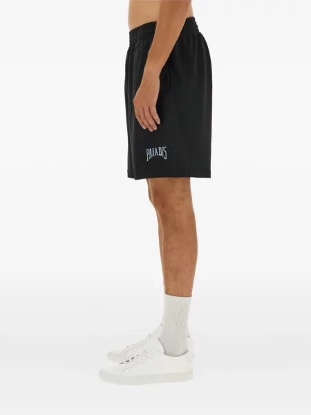 Pantaloni scurți 3.paradis cu imagine negru