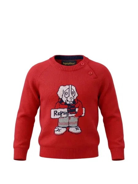 Sweter dziecięcy Refrigiwear czerwony