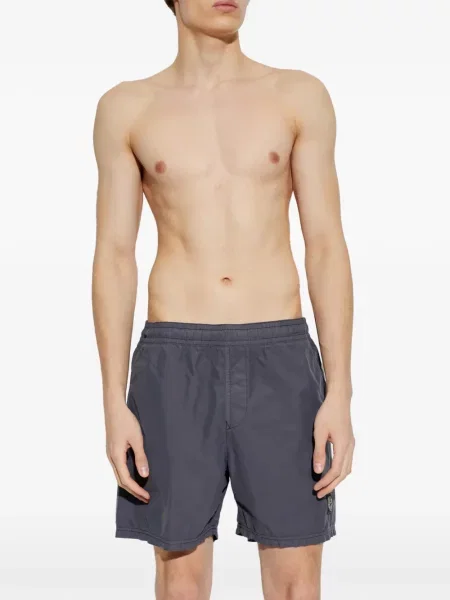 Húzózsinór fürdőruha Stone Island strasszokkal szürke