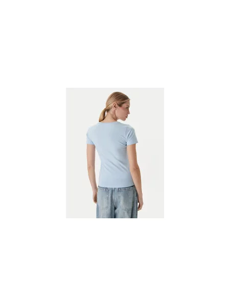 Guess T-shirt Svijetloplava Regular Fit plava