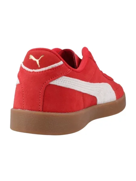 Sneakerși Puma Suede din piele de căprioară roșu