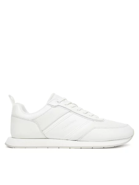 Кросівки Calvin Klein Low Prof Runn Laceup Tape Triple Bright White білі