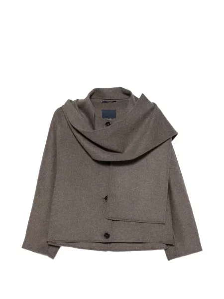 Bunda 's Max Mara hnědá