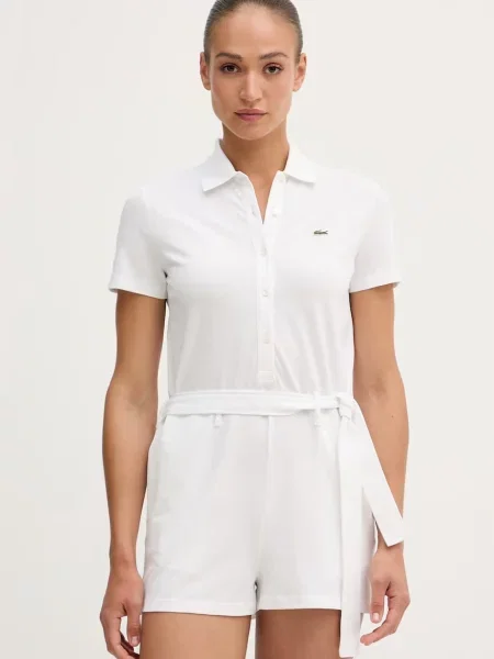Lacoste salopetă pentru femei din cu alb