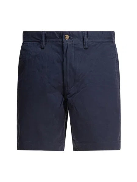 Krótkie szorty Polo Ralph Lauren ze stretchu bez obcasa granatowe