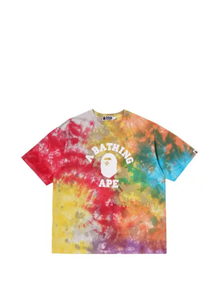 Póló A Bathing Ape® nyomtatás nyakkendővel piros