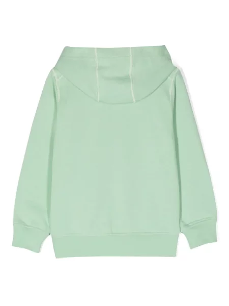 Bluza z kapturem dziecięca Stone Island zielona