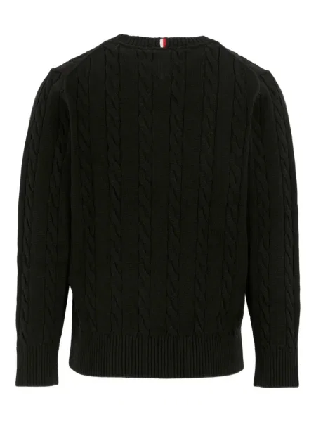 Sweter dziecięcy Tommy Hilfiger czarny