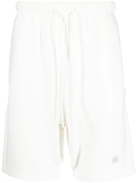 Pantaloni scurți Advisory Board Crystals de cristal alb