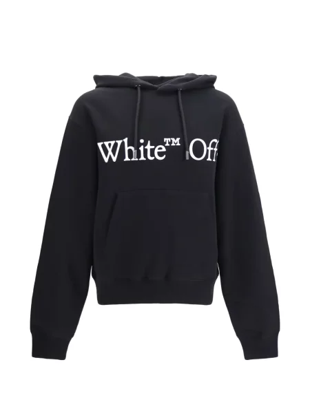 Fular Off-white cu imagine alb