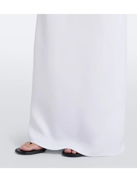 Rochie maxi Jacquemus din jerseu alb