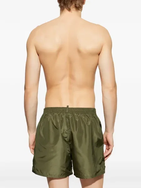 Slip de baie Dsquared2 cu imagine verde